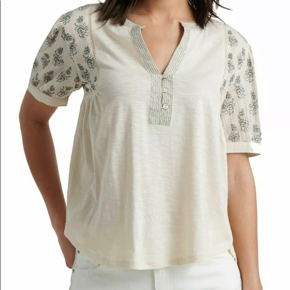 lucky brand petite tops